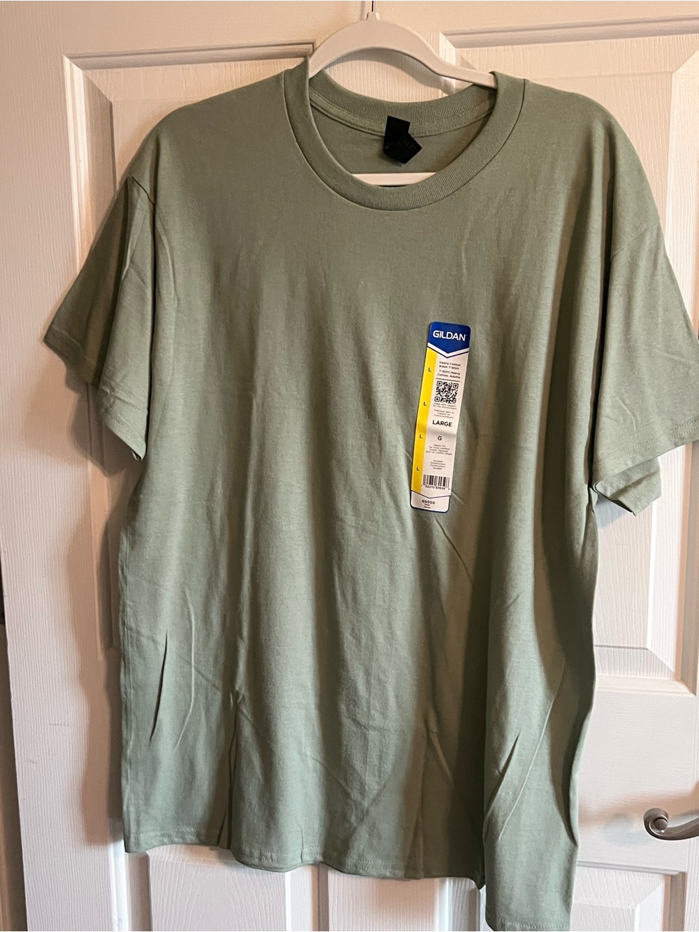 Gildan Sage Green Crew Neck T-Shirt